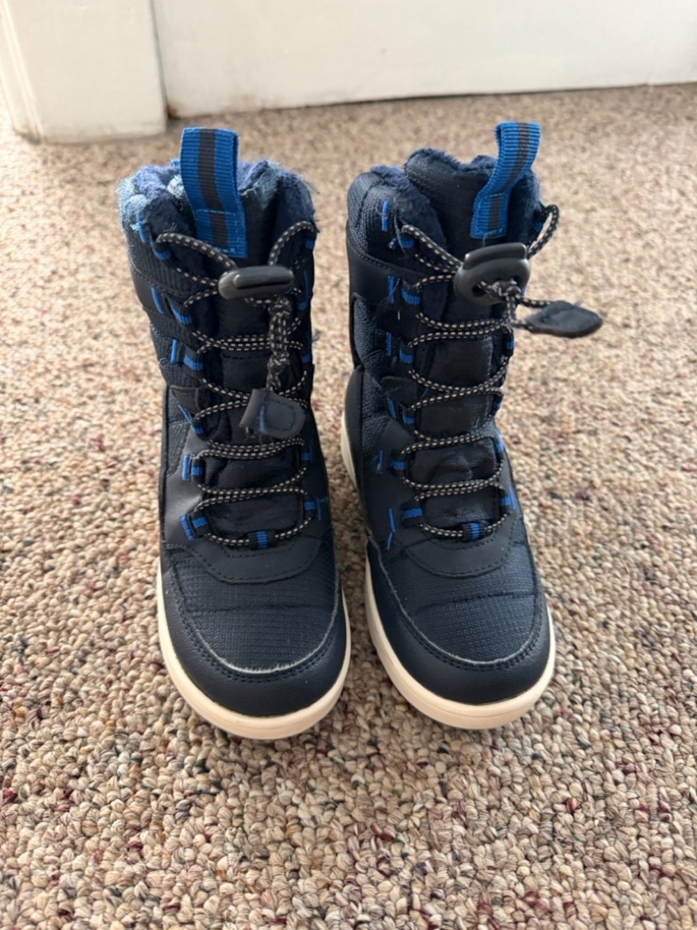 H&M Kids Navy Blue Winter Boots